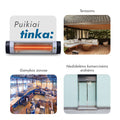 Infrared šildytuvas Heatum H2000 OPTIM