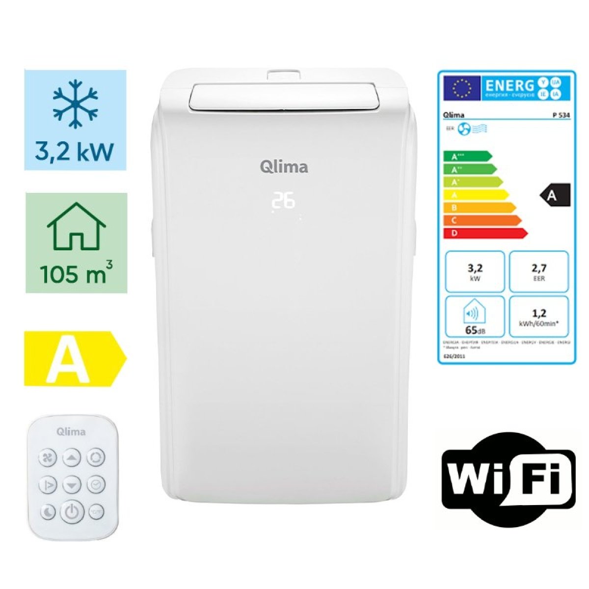 air conditioner qlima p 534