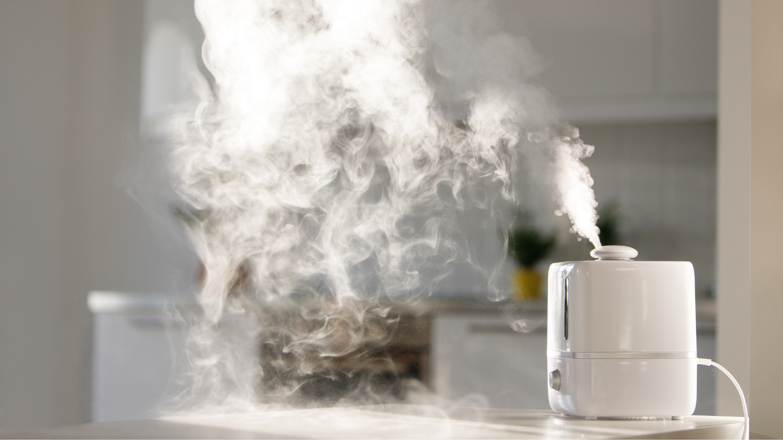 A humidifier works at home when the air is too dry.