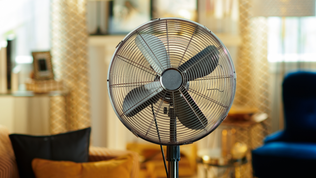 A standing fan is one of the best choices for cooling your home.