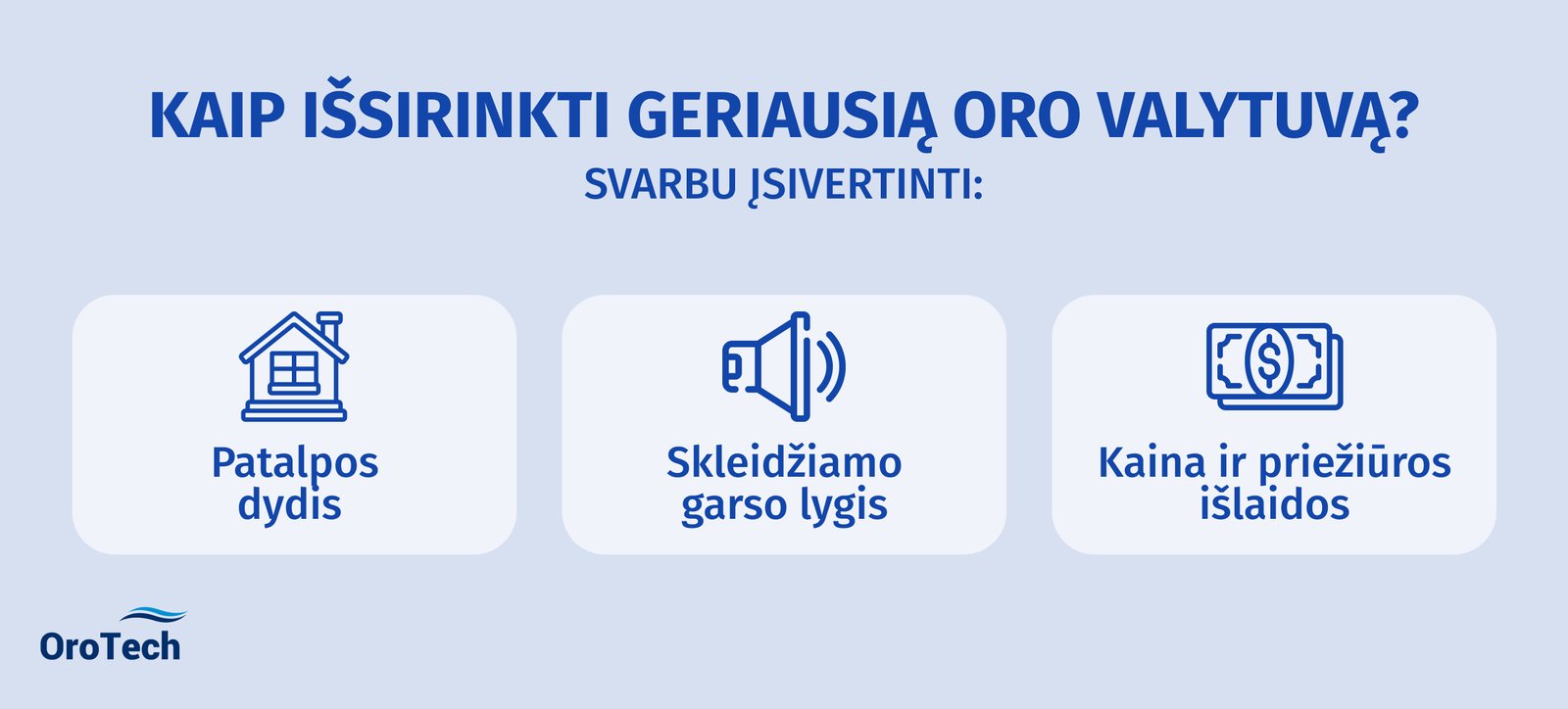Kaip išsirinkti geriausią oro valytuvą? Renkantis svarbu įsivertinti: patalpos dydį, skleidžiamą garso lygį ir kainą.