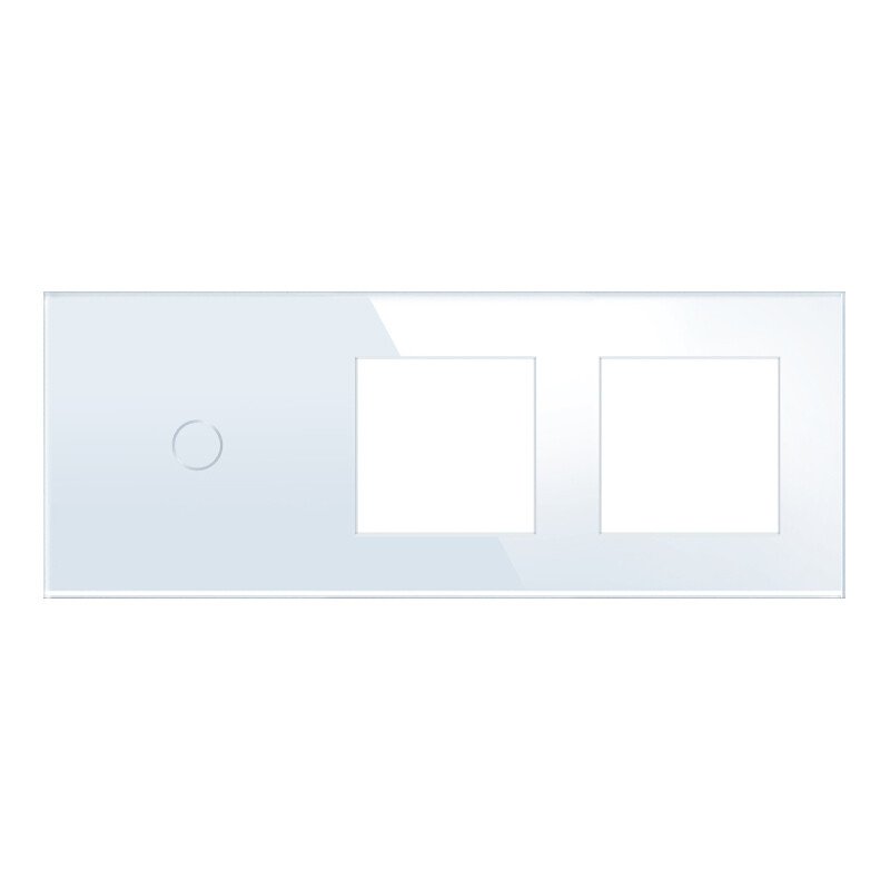 dimerio-dangtelis-su-dvivieciu-remeliu-baltas-kopija-4 Vienpolis sensorinis dangtelis su dviviečiu rėmeliu Feelspot, baltas - Paveikslėlis 1