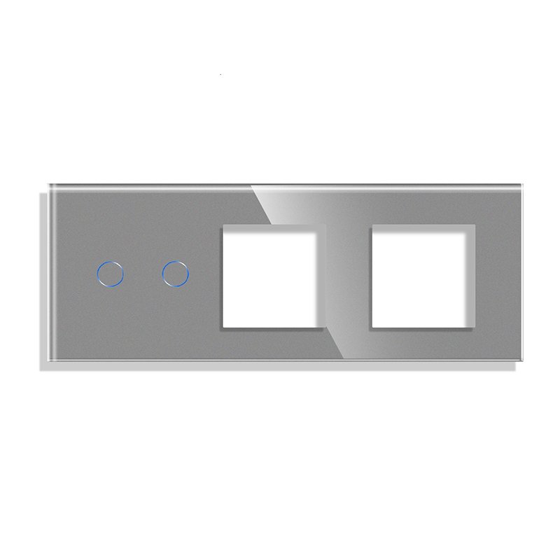 dvipolis-sensorinis-dangtelis-su-dvivieciu-remeliu-pilkas Dvipolis sensorinis dangtelis su dviviečiu rėmeliu Feelspot, pilkas - Paveikslėlis 1