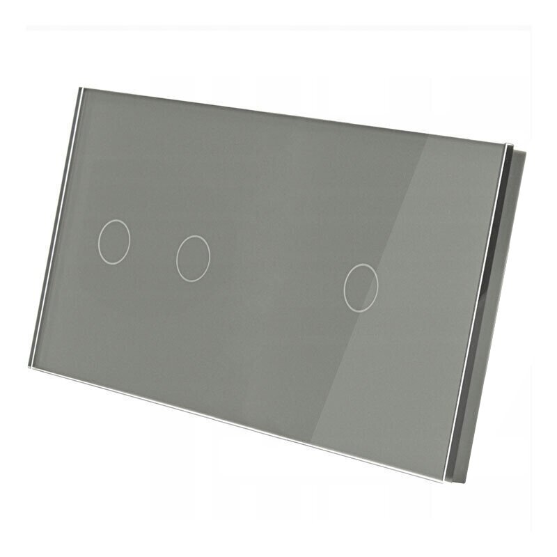 dvivietis-dvipolis-vienpolis-sensorinis-jungiklio-dangtelis-pilkas-1 Dvivietis dvipolis / vienpolis sensorinis jungiklio dangtelis Feelspot, pilkas - Paveikslėlis 1