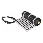 Grindinio šildymo tinklelis Warmset BLACK, 150W + neprogramuojamas termostatas Feelspot WTH71.36 - Paveikslėlis 2