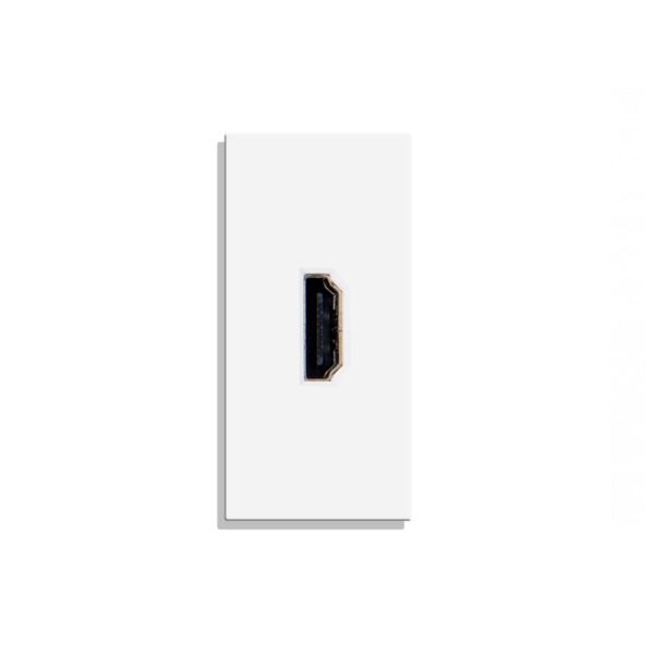 HDMI lizdas Feelspot, baltas