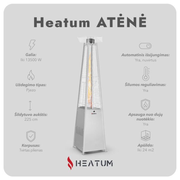 heatum atene dujinis sildytuvas piramide su duju balionu 1