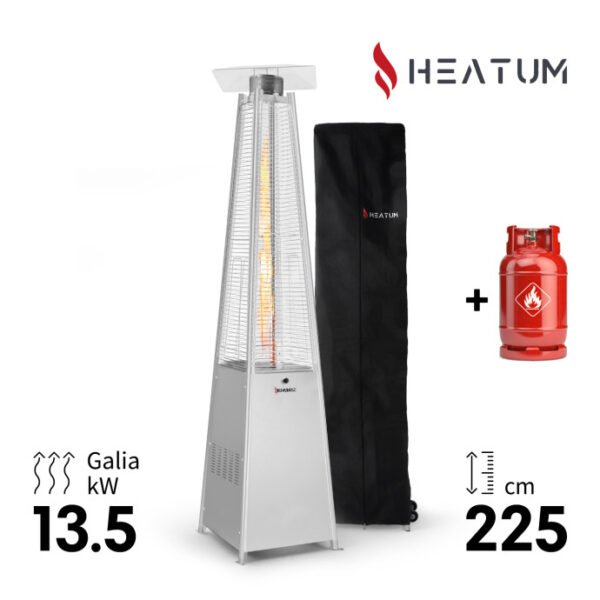 heatum atene dujinis sildytuvas piramide su duju balionu