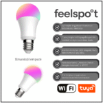 Išmanioji lemputė Feelspot FS-BL01W E27 Wi-fi, RGB, Tuya