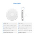 Išmanusis dūmų ir CO jutiklis Feelspot FS-CSS01W WiFi, Tuya - Paveikslėlis 9