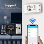 Išmanusis jungiklis - rėlė Feelspot FS-WB01W 10A Wi-fi, Tuya - Paveikslėlis 7