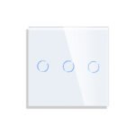 Tripolis sensorinis jungiklio dangtelis Feelspot, baltas,47x47mm