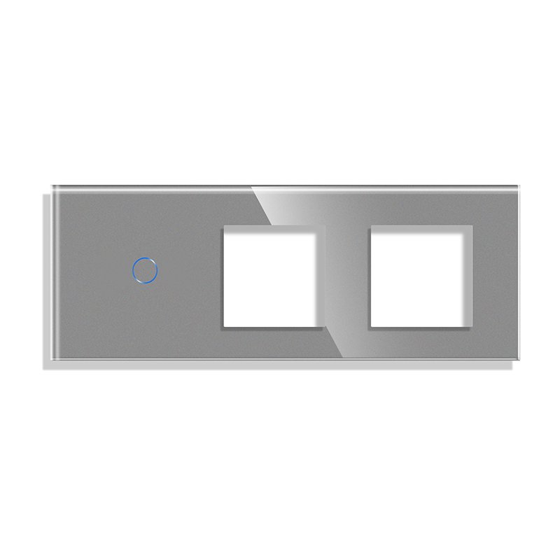 vienpolis-sensorinis-dangtelis-su-dvivieciu-remeliu-pilkas Vienpolis sensorinis dangtelis su dviviečiu rėmeliu Feelspot, pilkas - Paveikslėlis 1