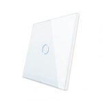 Vienpolis sensorinis jungiklio dangtelis Feelspot, baltas, 86x86mm - Paveikslėlis 3