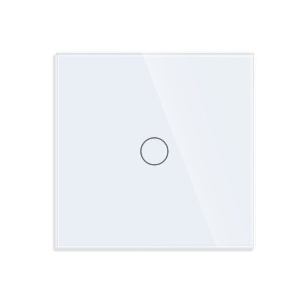 Vienpolis sensorinis jungiklio dangtelis Feelspot, baltas, 86x86mm